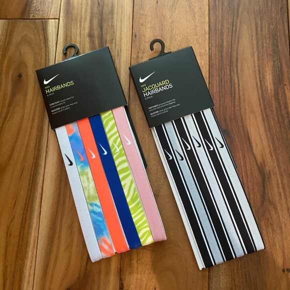 Nike Accessories - Nike Swoosh 2 Sets of 6 HEADBANDS NWT